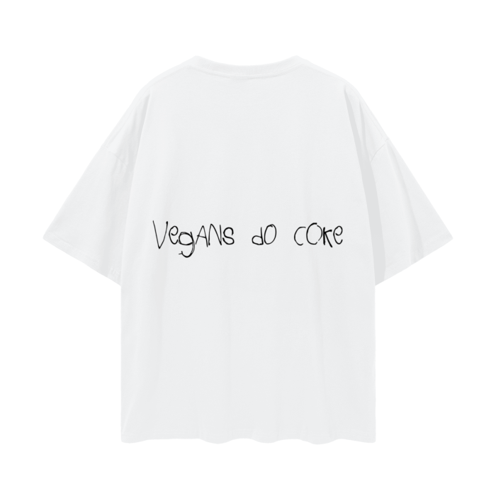 Gangster Friends Logo Tee,Vegans Tee,One Line Tee,Vegans Do Coke