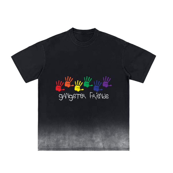 Gangster Friends Logo Vegans S,Statement tee,Vegans Do Coke